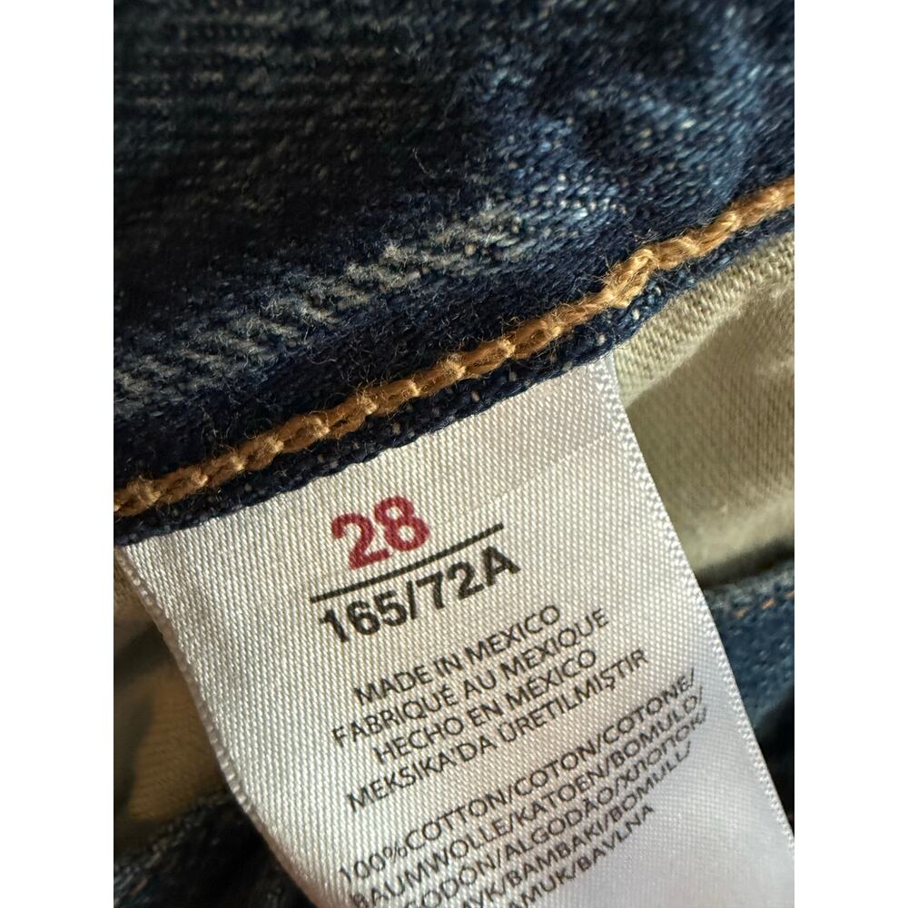 Polo Ralph Lauren Jeans Astor Slim Boyfriend Patchwork Plaid Flannel Denim 28‎ - Picture 7 of 7